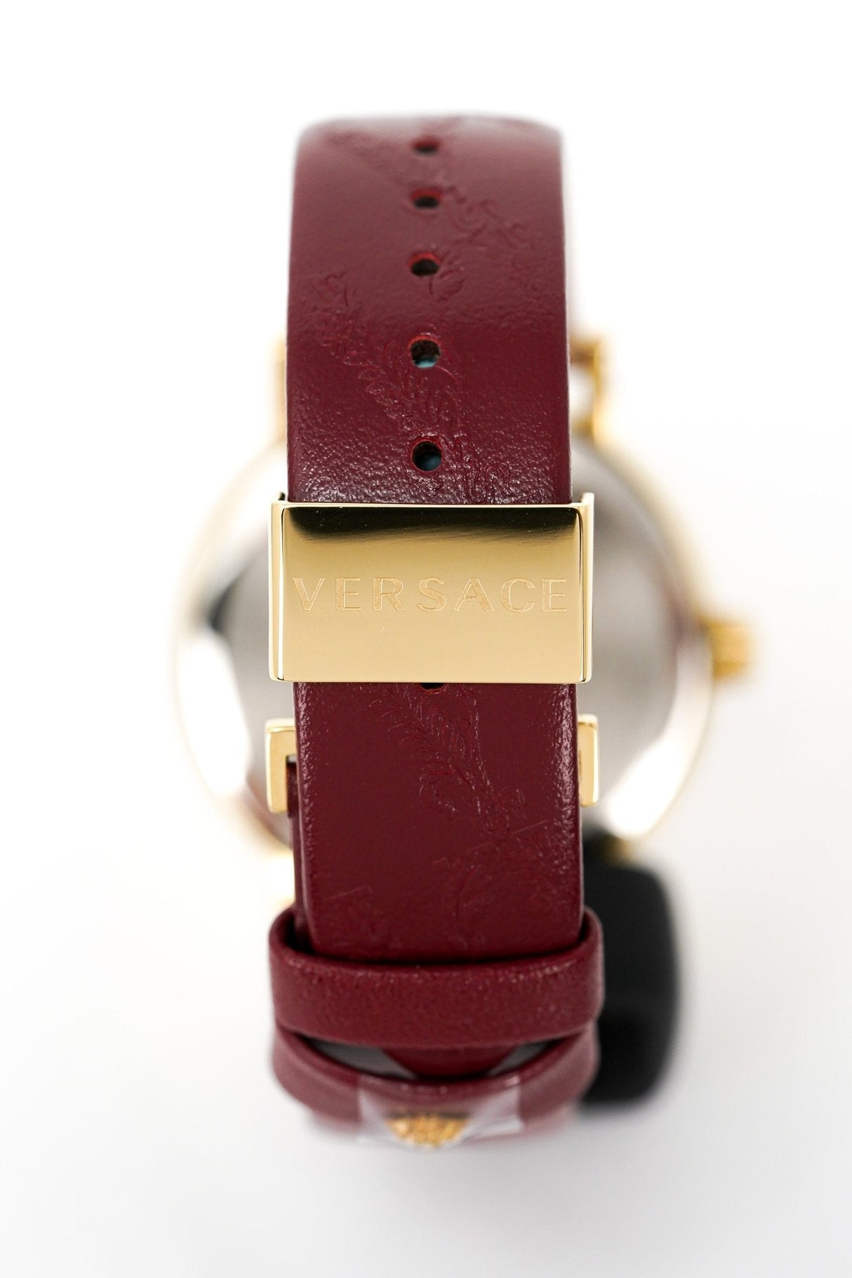 Versace Ladies Watch Virtus IP Gold Maroon VEHC00219 - Watches & Crystals