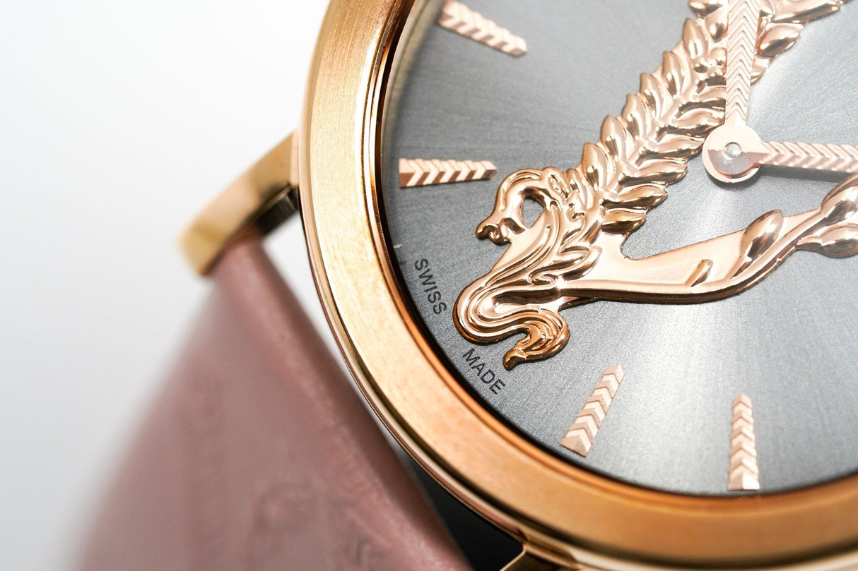 Versace Ladies Watch Virtus IP Rose Gold Pink VEHC00319 - Watches & Crystals