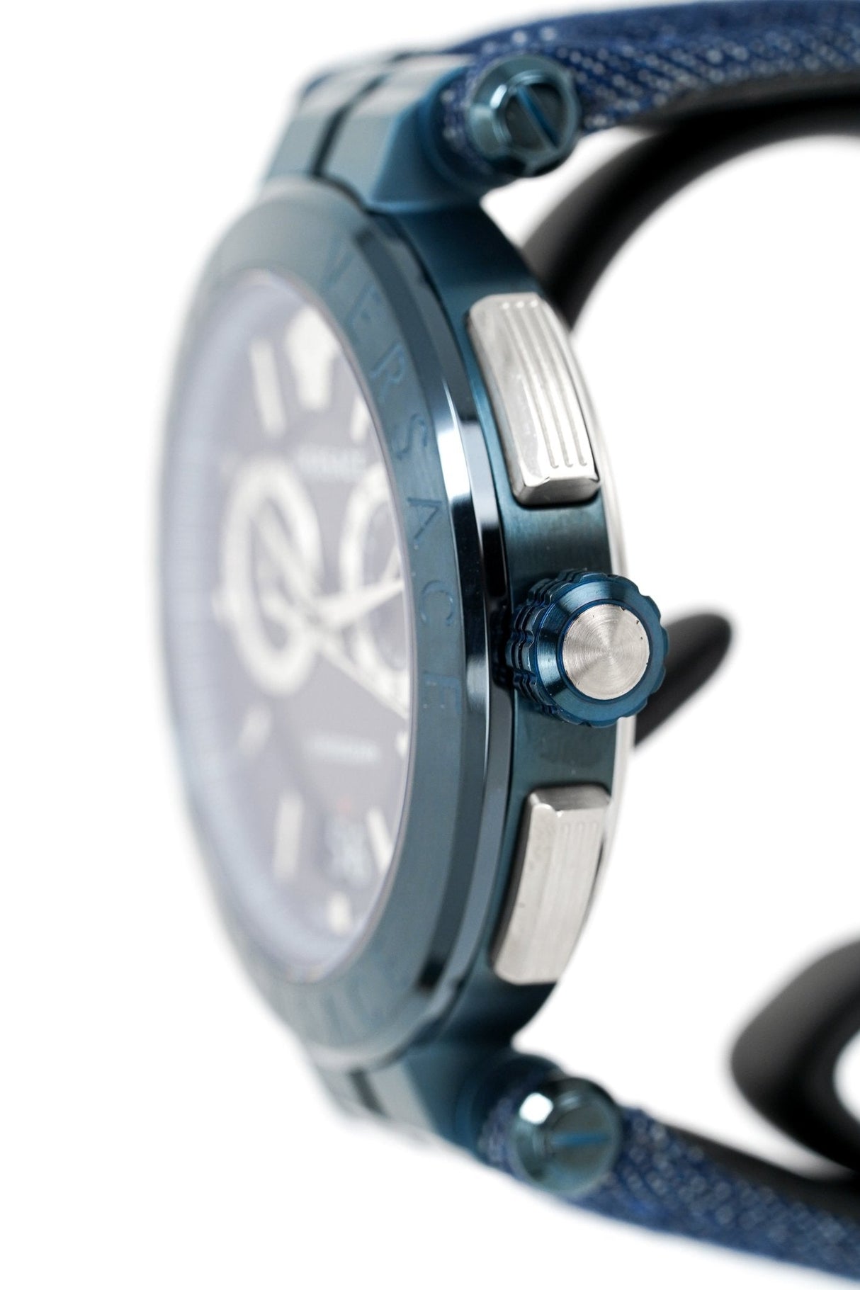 Versace Men's Chronograph Watch Aion Blue VBR070017 - Watches & Crystals