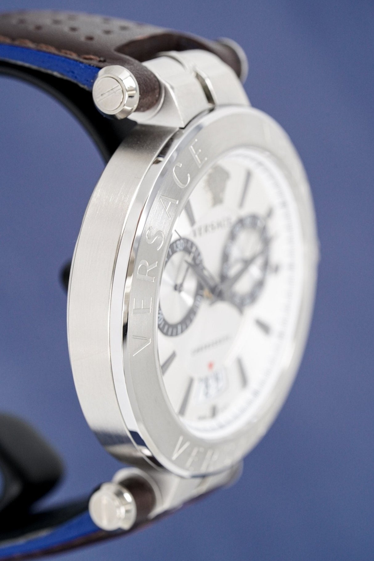 Versace Men's Chronograph Watch Aion Steel VBR010017 - Watches & Crystals