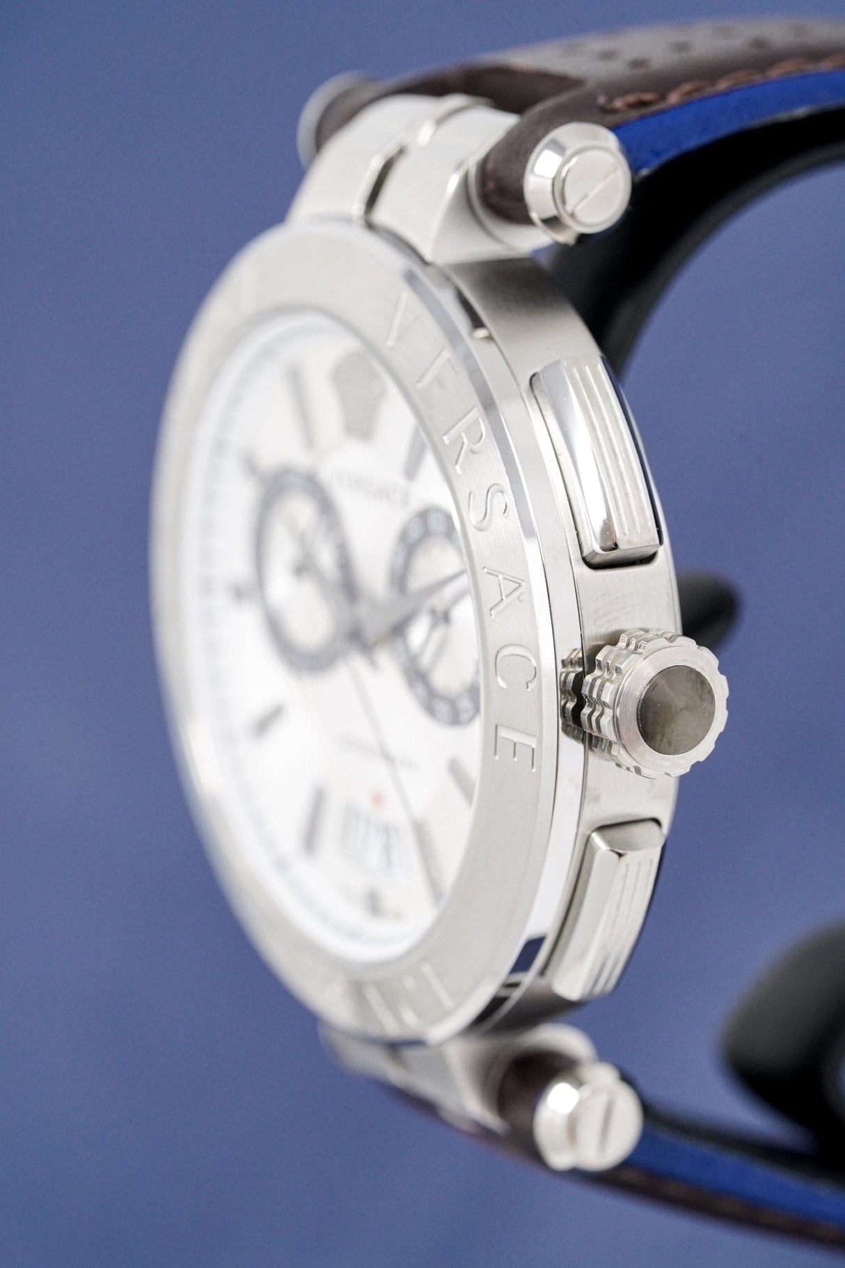 Versace Men's Chronograph Watch Aion Steel VBR010017 - Watches & Crystals