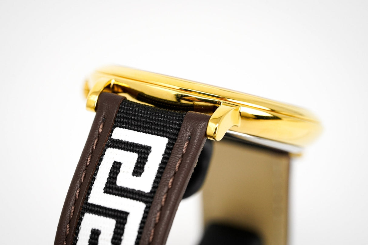 Versace Men's V-Circle Watch Brown VEBQ01619 - Watches & Crystals