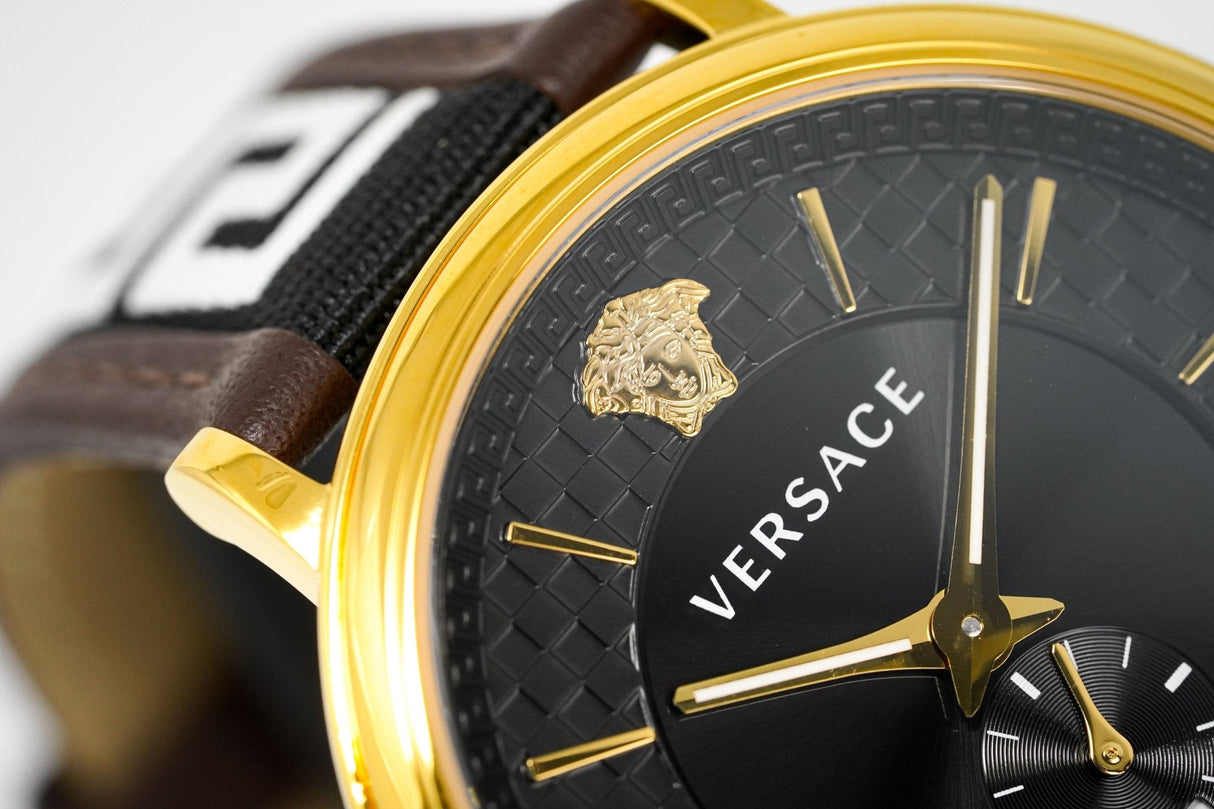 Versace Men's V-Circle Watch Brown VEBQ01619 - Watches & Crystals