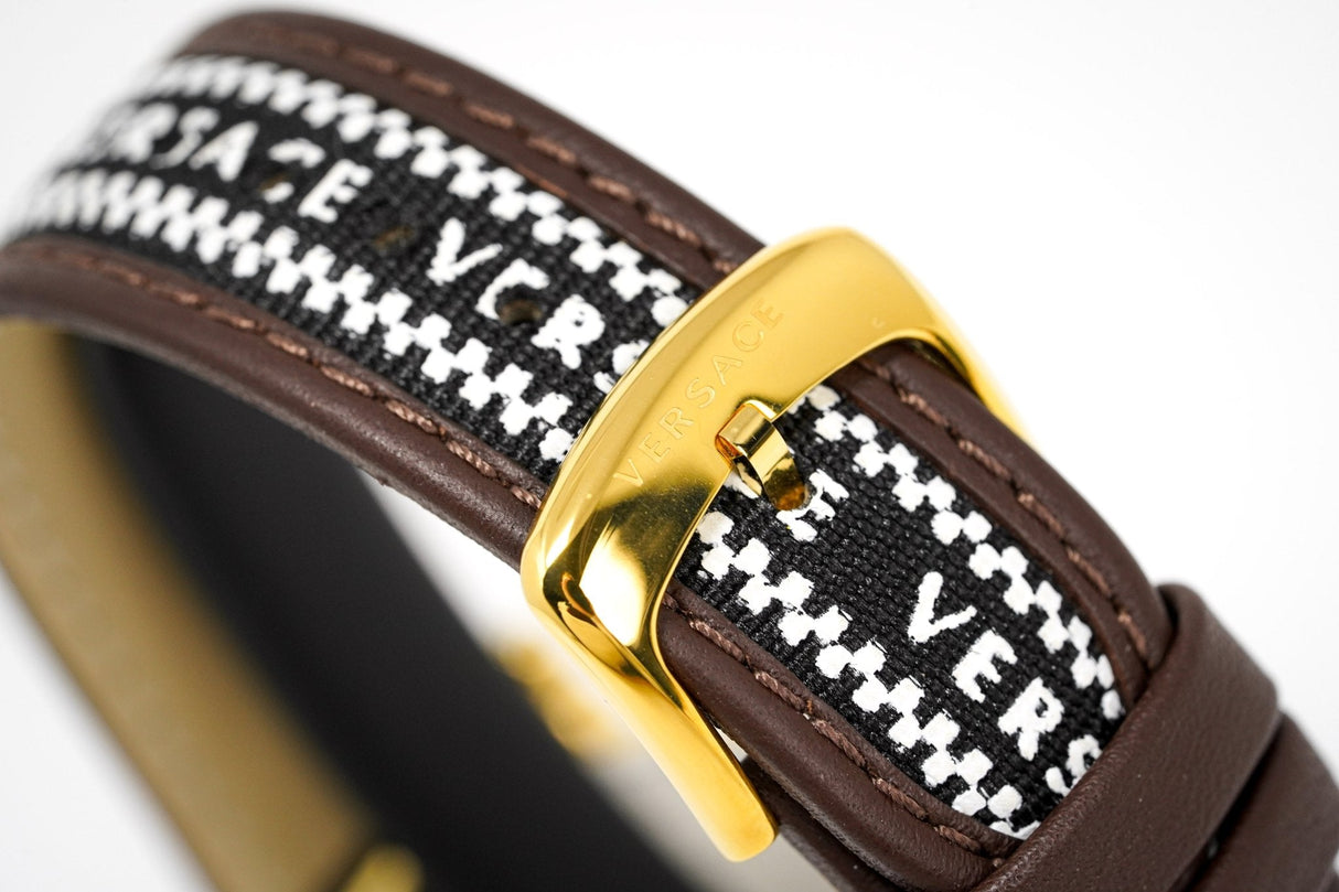 Versace Men's V-Circle Watch Brown VEBQ01619 - Watches & Crystals