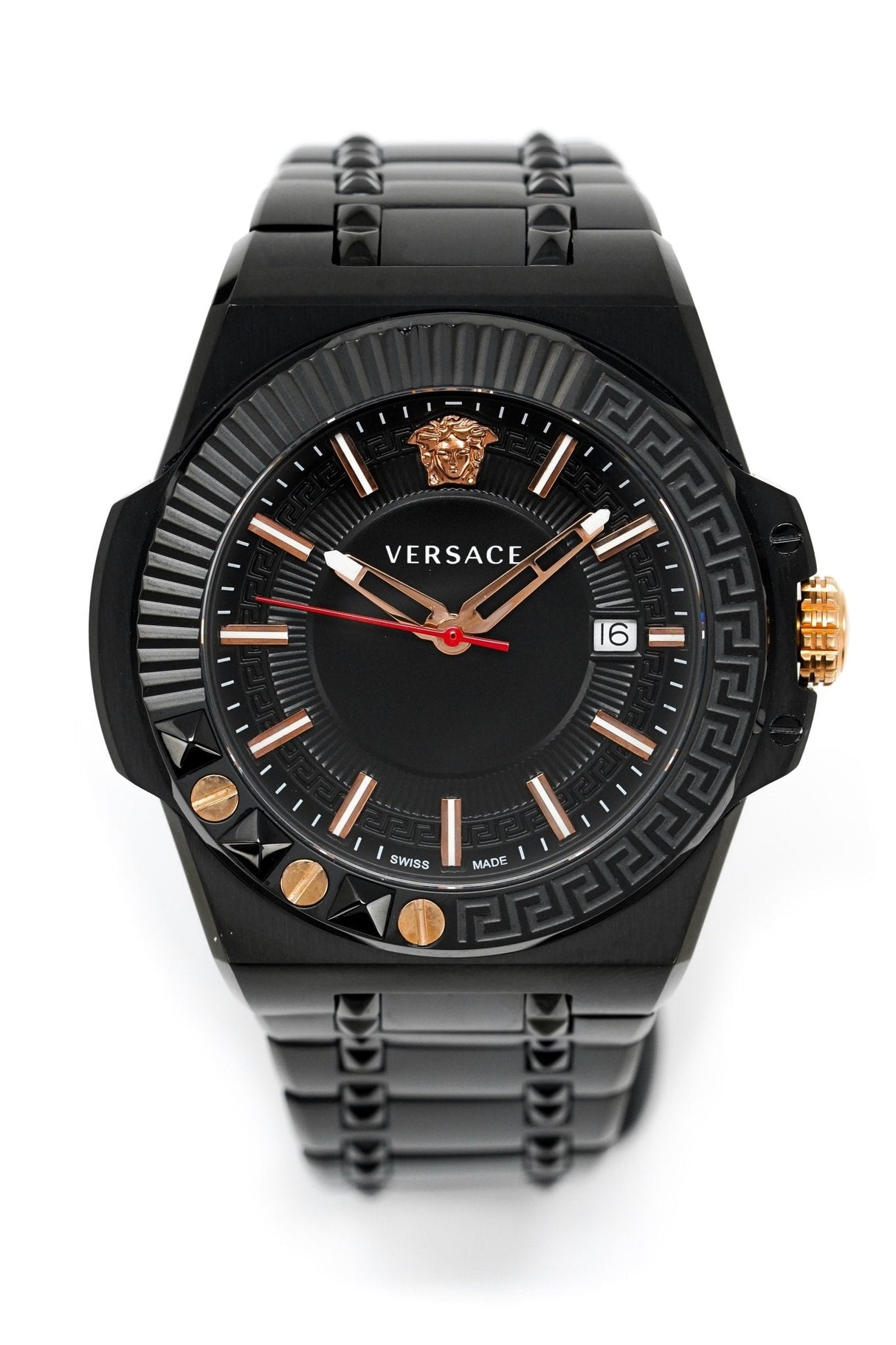 Versace Men's Watch Chain Reaction Black VEDY00719 - Watches & Crystals