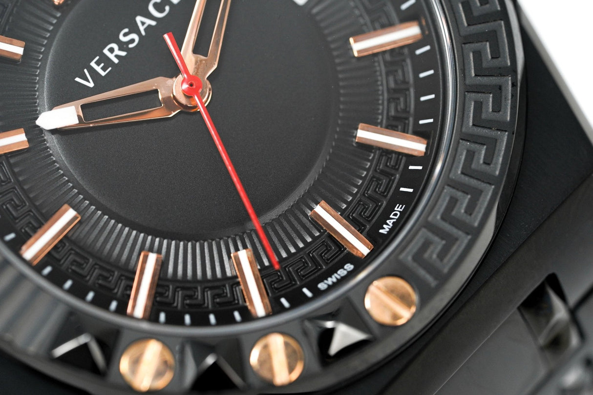 Versace Men's Watch Chain Reaction Black VEDY00719 - Watches & Crystals