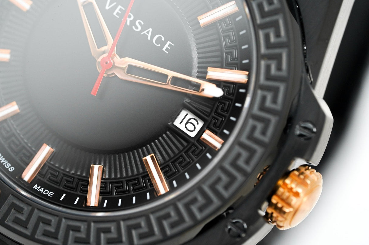 Versace Men's Watch Chain Reaction Black VEDY00719 - Watches & Crystals