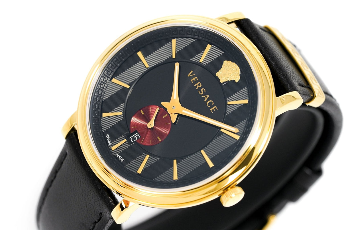 Versace Men's Watch V-Circle Manifesto Black VEBQ00519 - Watches & Crystals