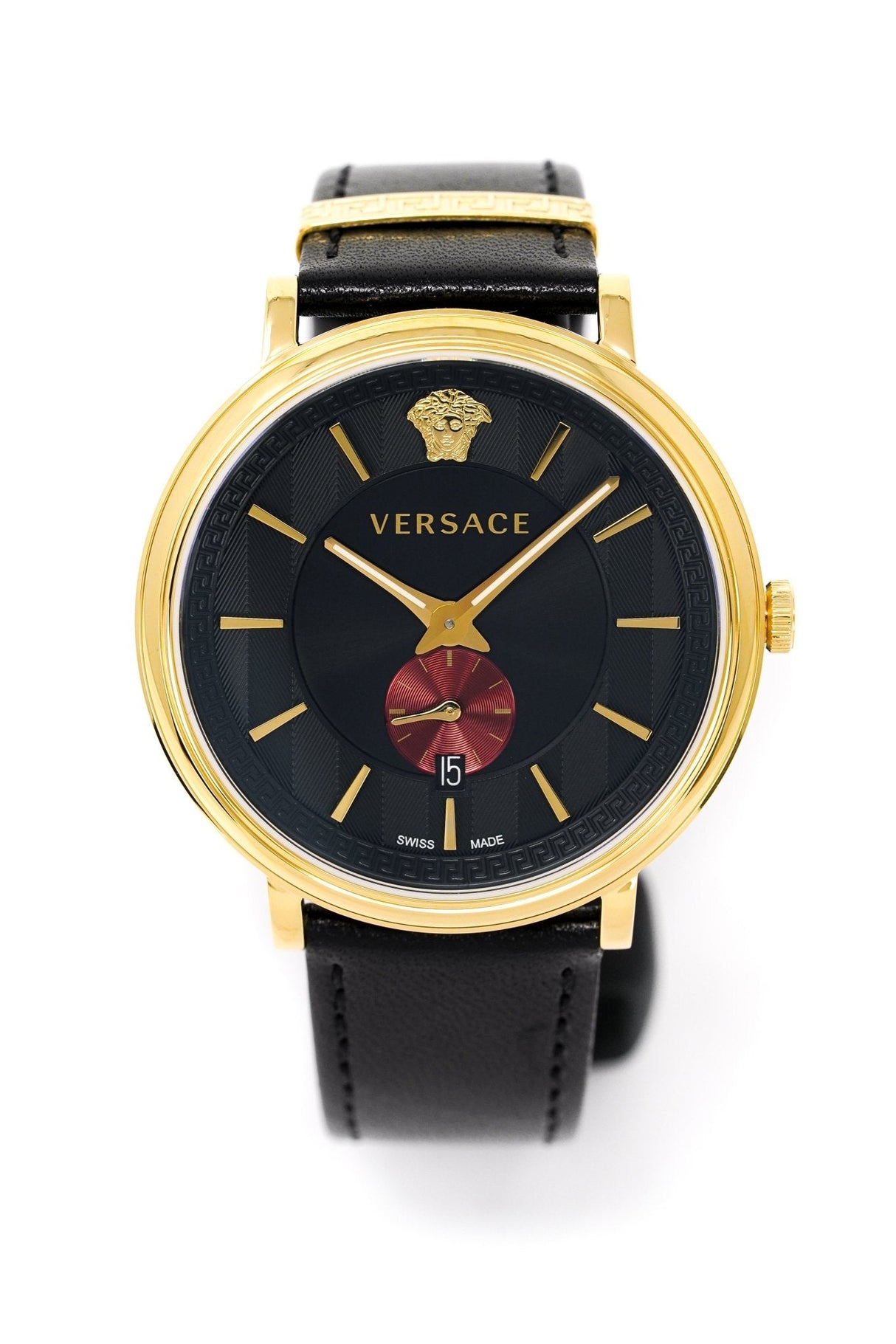 Versace Men's Watch V-Circle Manifesto Black VEBQ00519 - Watches & Crystals