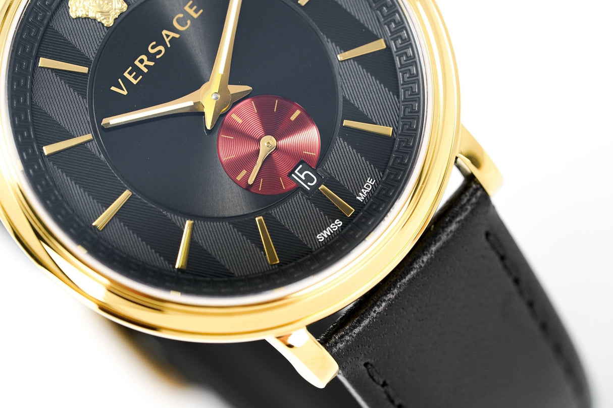 Versace Men's Watch V-Circle Manifesto Black VEBQ00519 - Watches & Crystals