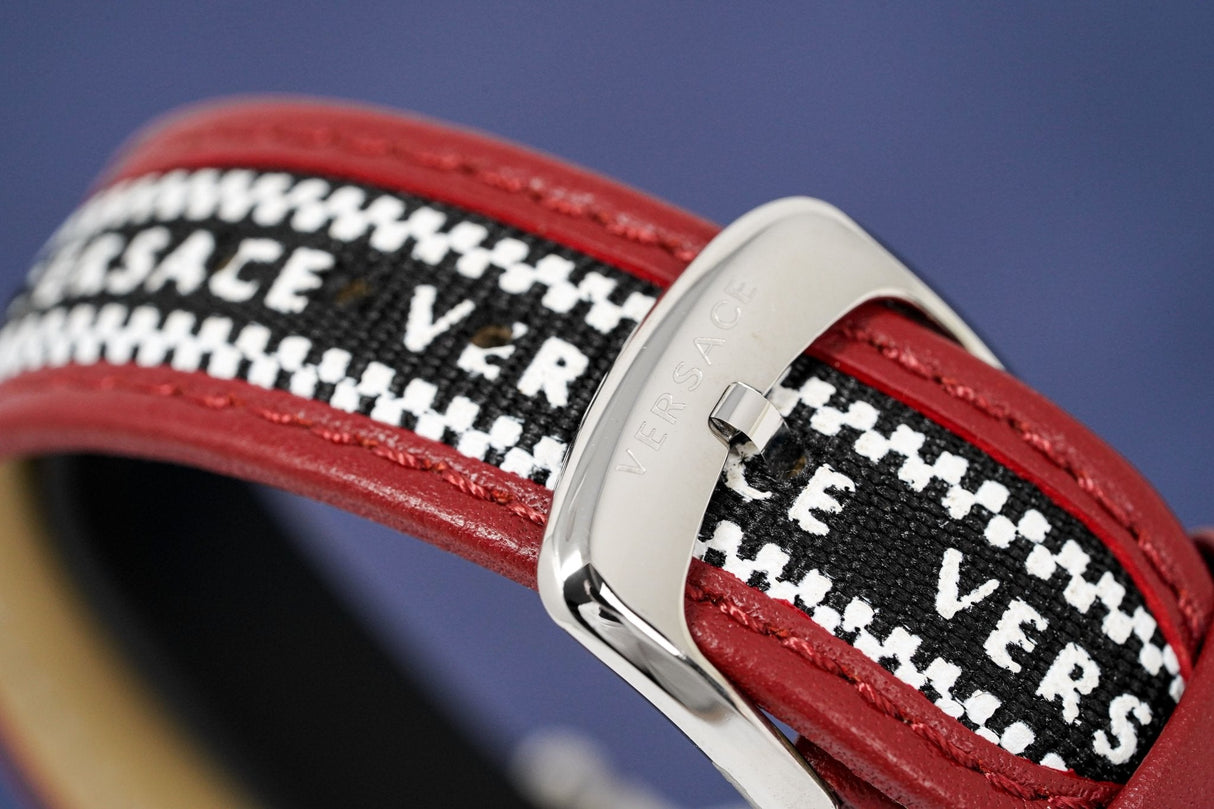 Versace Men's Watch V-Circle Red VEBQ01319 - Watches & Crystals