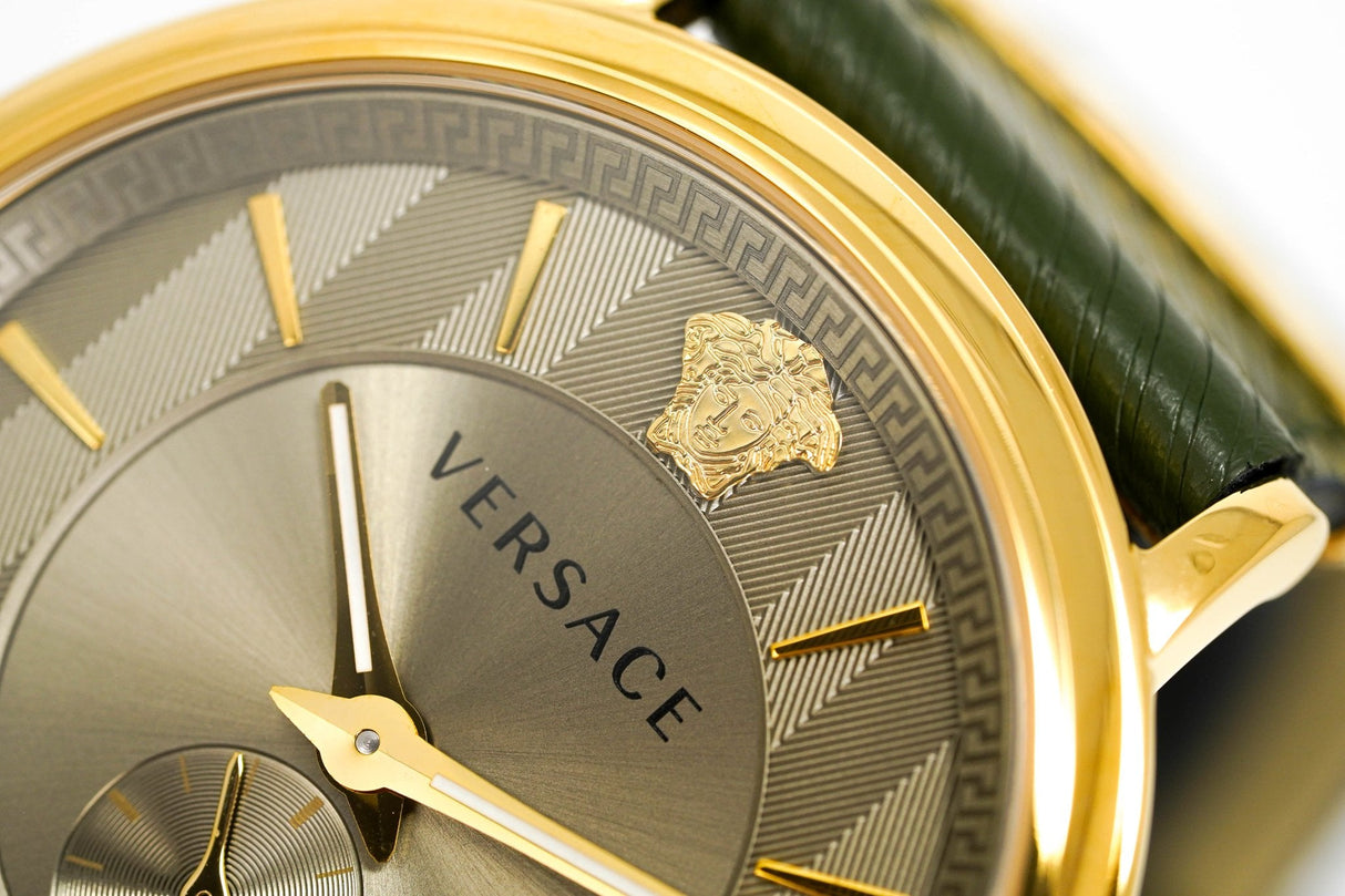Versace Men's Watch V-Circle Small Seconds Green VBQ030017 - Watches & Crystals
