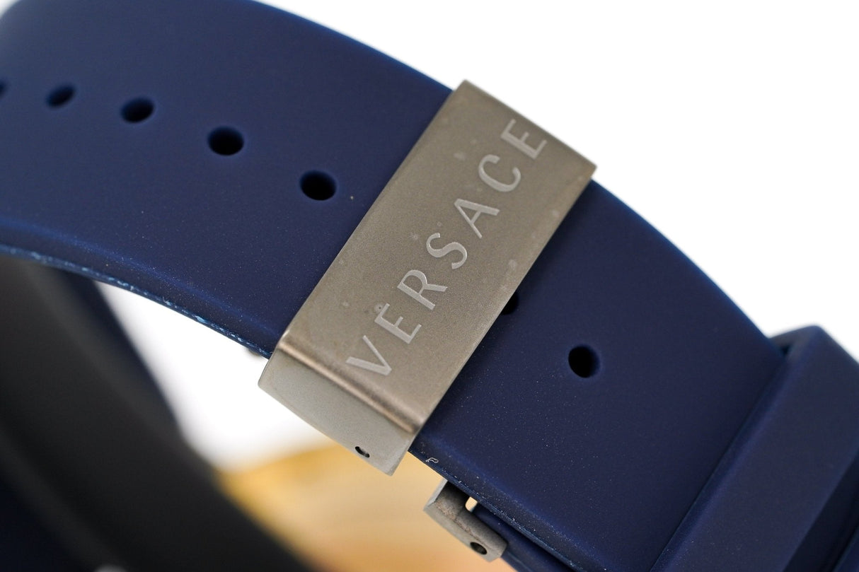 Versace Men's Watch V-Extreme Pro Dual Time Blue VCN010017 - Watches & Crystals