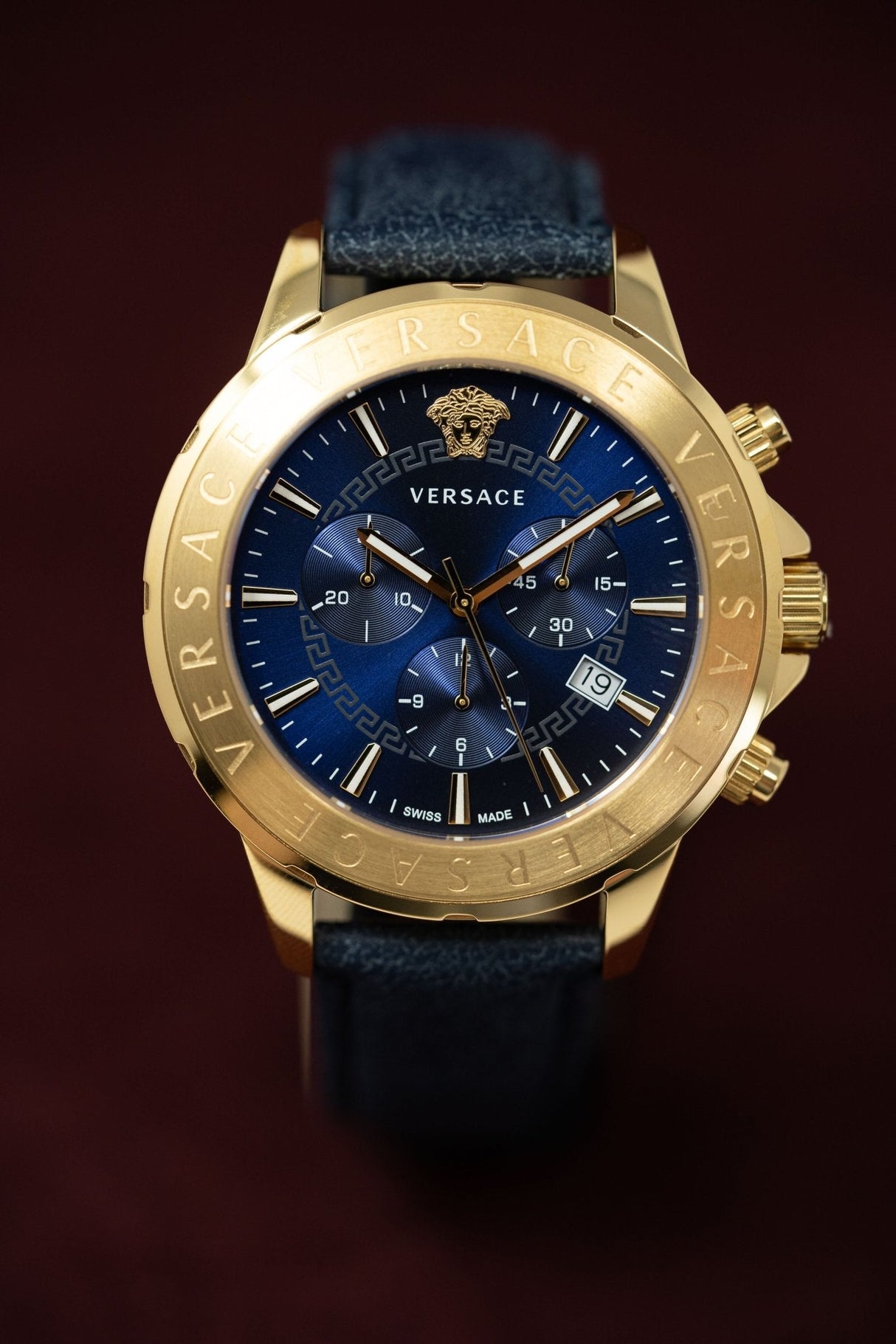 Versace Signature Chronograph Blue - Watches & Crystals