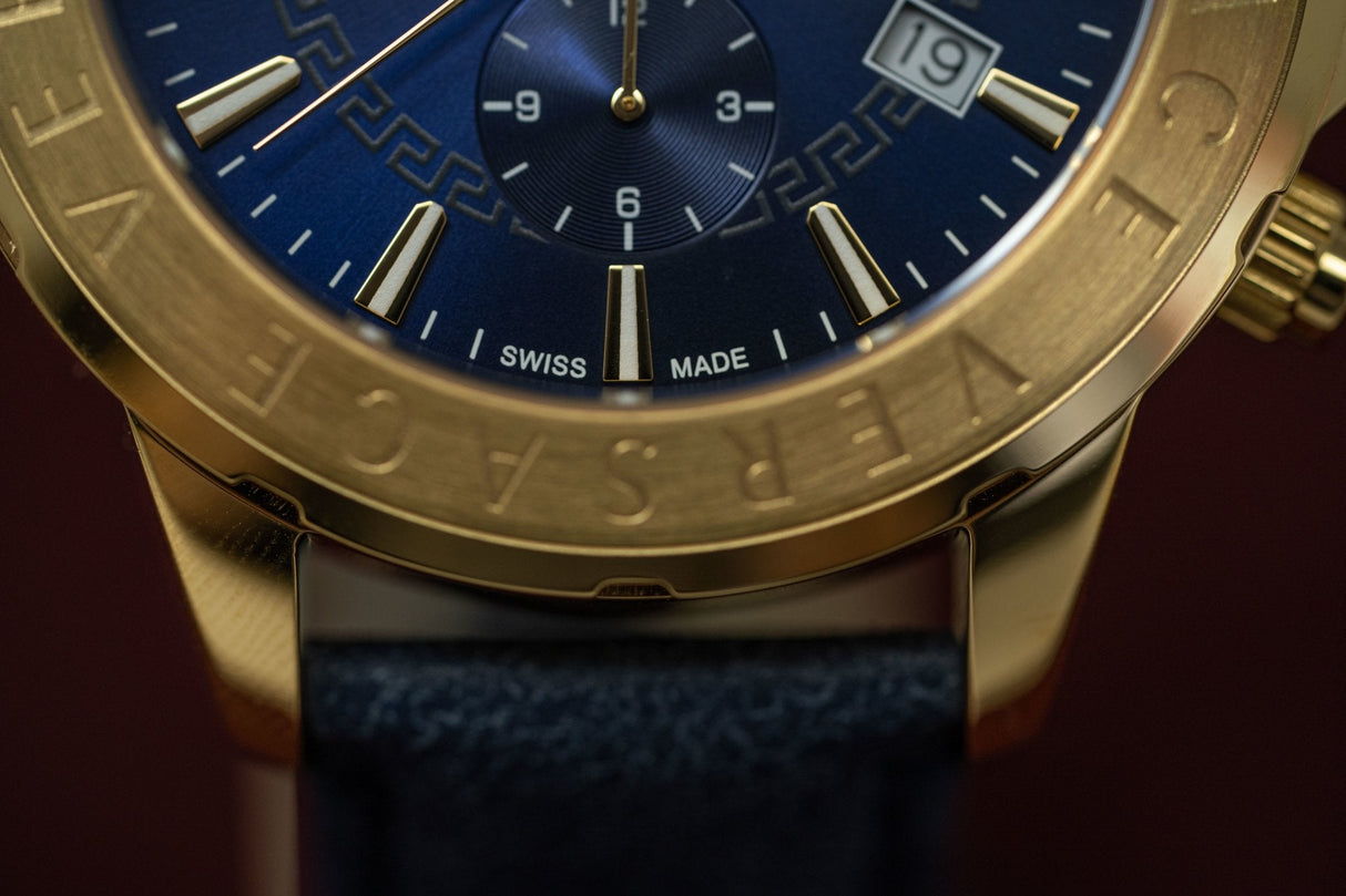 Versace Signature Chronograph Blue - Watches & Crystals