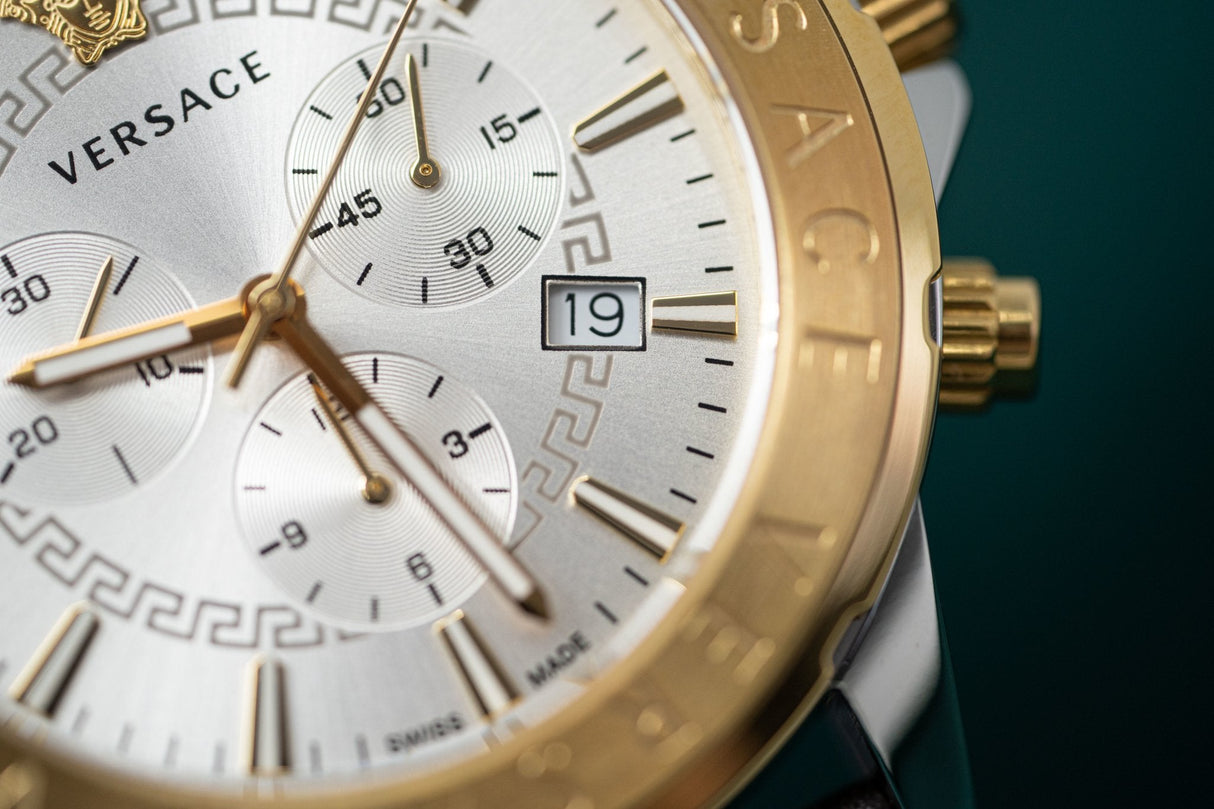 Versace Signature Chronograph Silver - Watches & Crystals