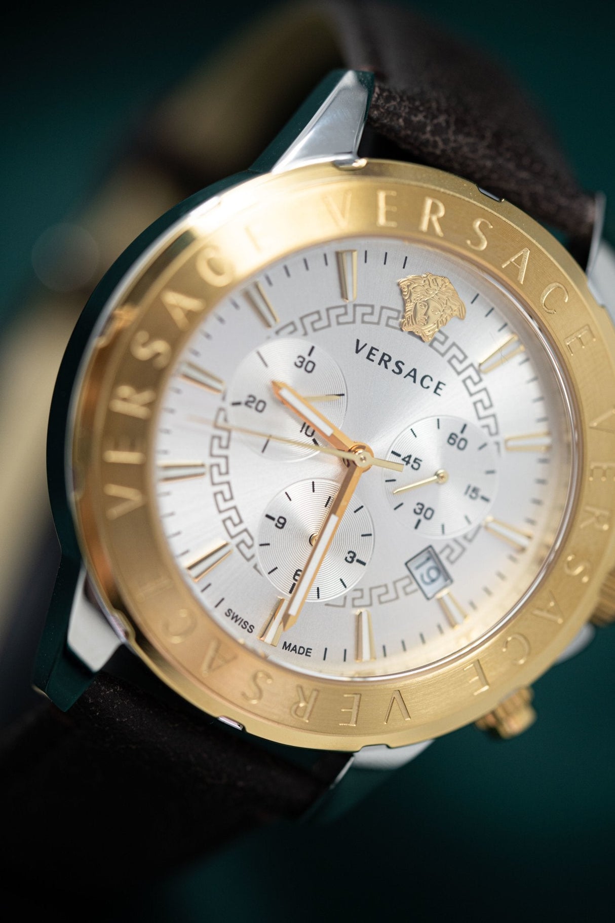 Versace Signature Chronograph Silver - Watches & Crystals