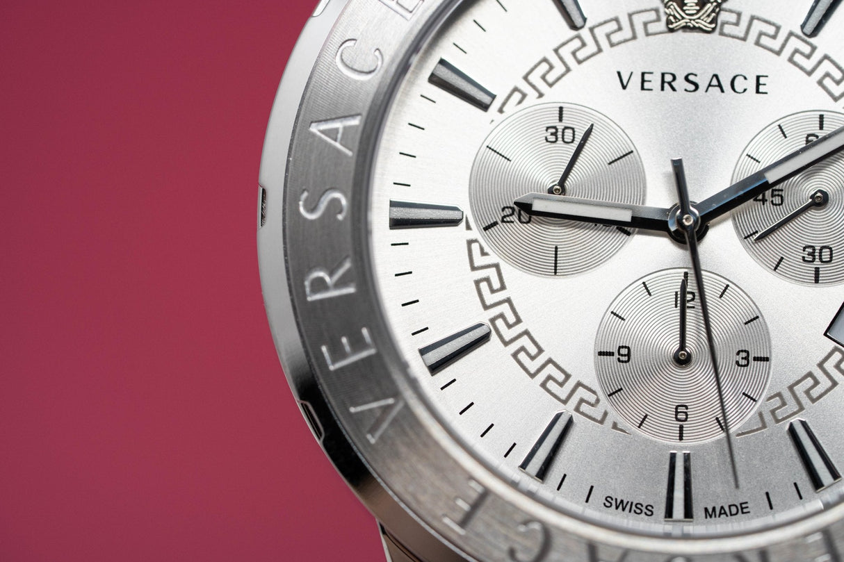 Versace Signature Chronograph Silver - Watches & Crystals