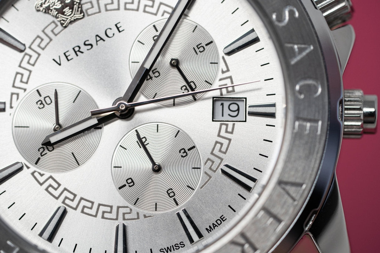 Versace Signature Chronograph Silver - Watches & Crystals