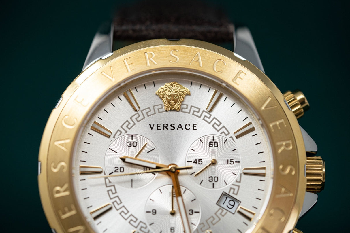 Versace Signature Chronograph Silver - Watches & Crystals