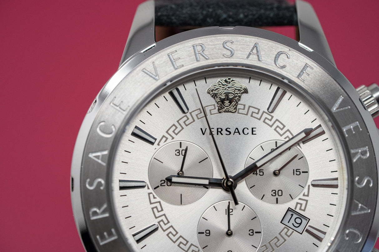 Versace Signature Chronograph Silver - Watches & Crystals