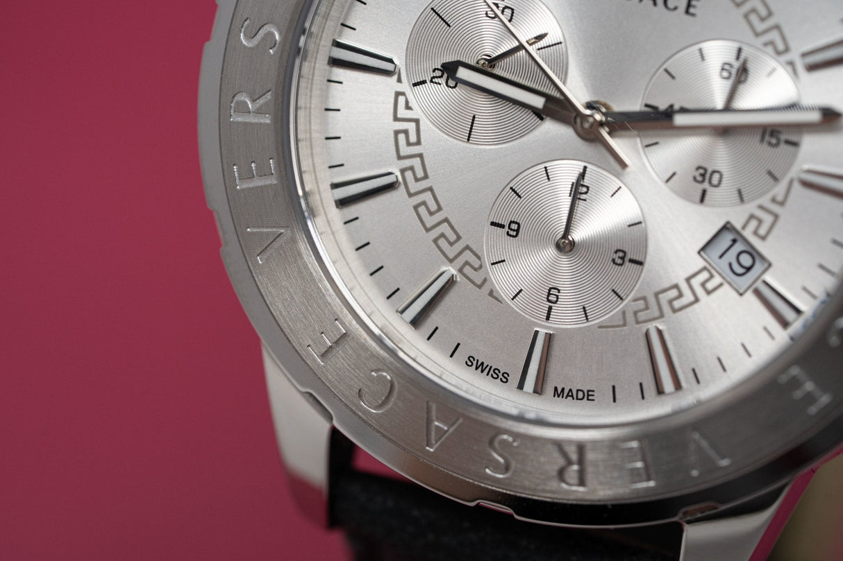 Versace Signature Chronograph Silver - Watches & Crystals