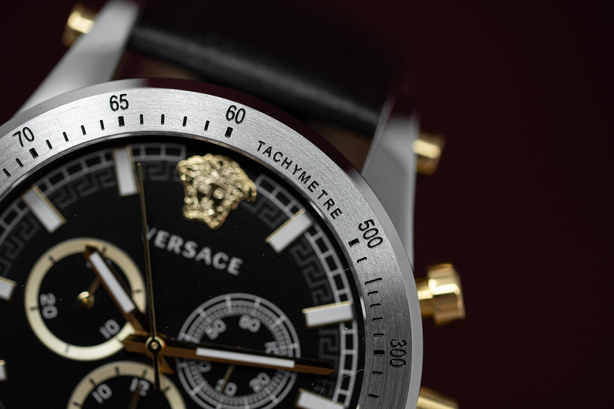 Versace Sporty Chronograph Black - Watches & Crystals