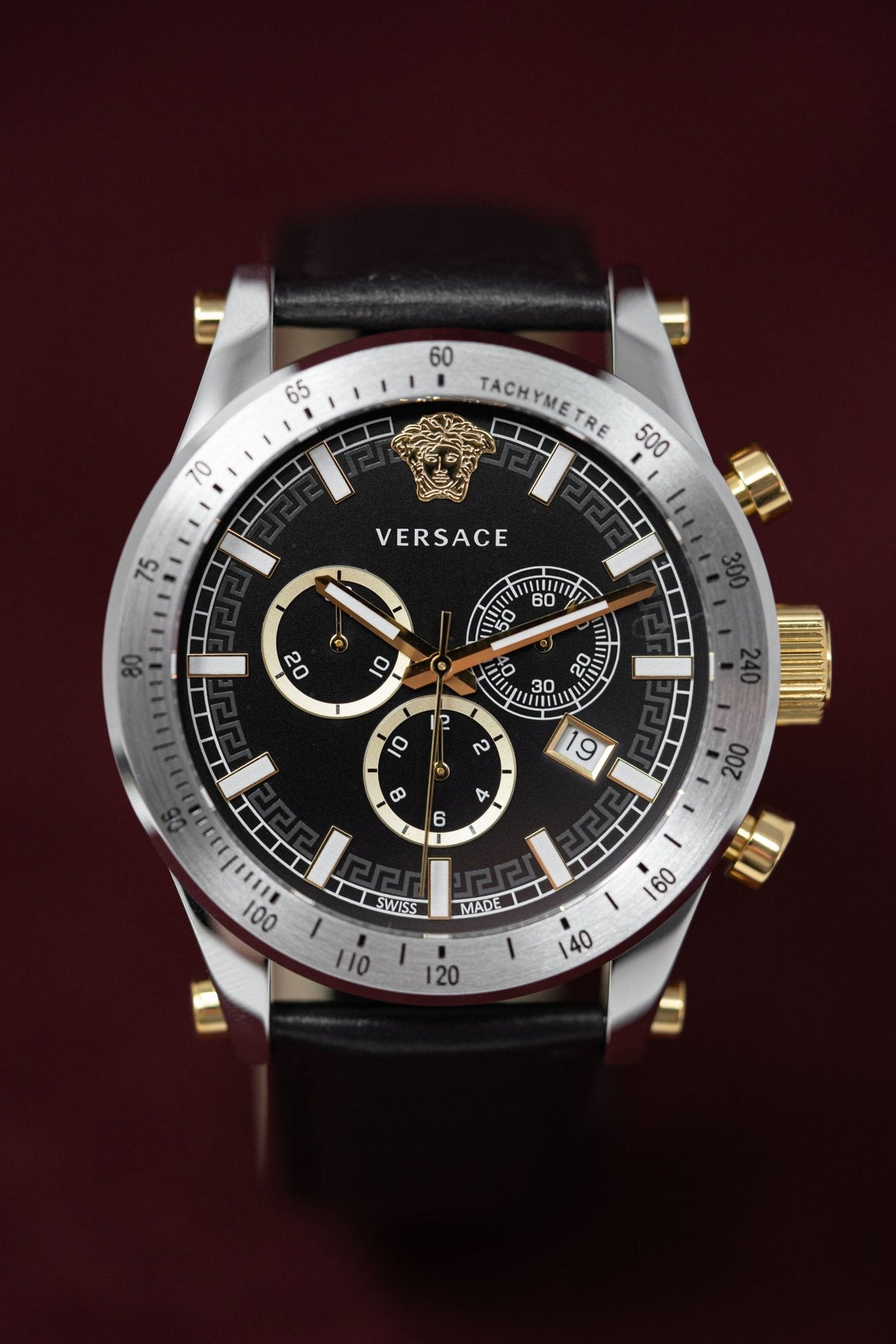 Versace Sporty Chronograph Black - Watches & Crystals