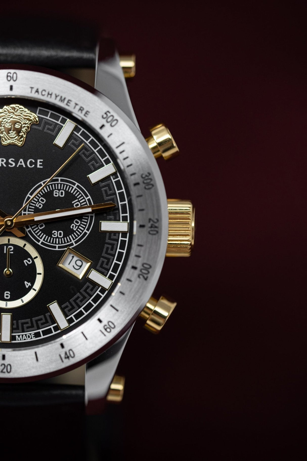 Versace Sporty Chronograph Black - Watches & Crystals