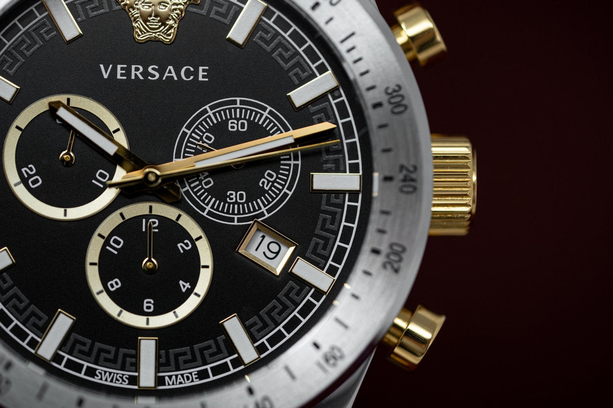 Versace Sporty Chronograph Black - Watches & Crystals