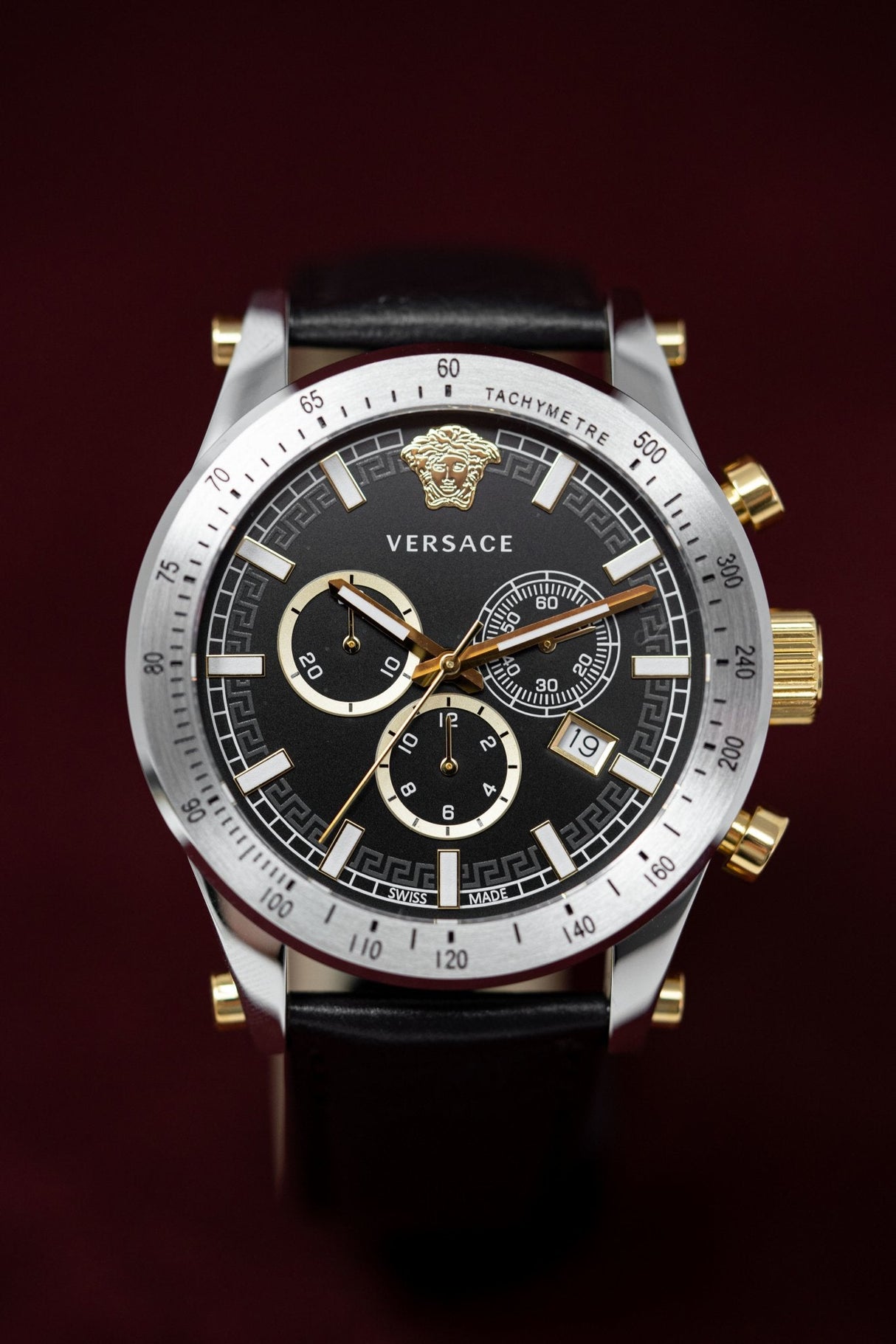 Versace Sporty Chronograph Black - Watches & Crystals