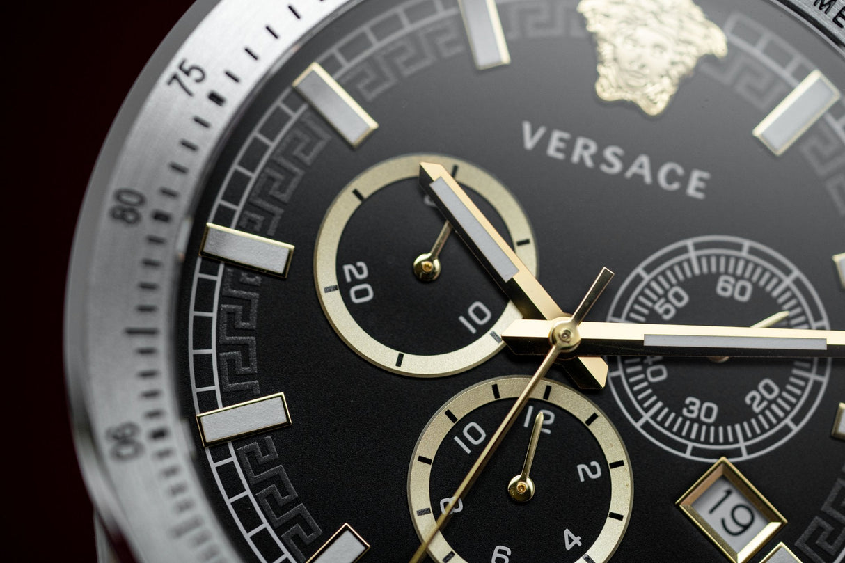 Versace Sporty Chronograph Black - Watches & Crystals