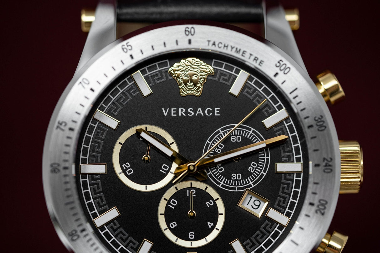 Versace Sporty Chronograph Black - Watches & Crystals