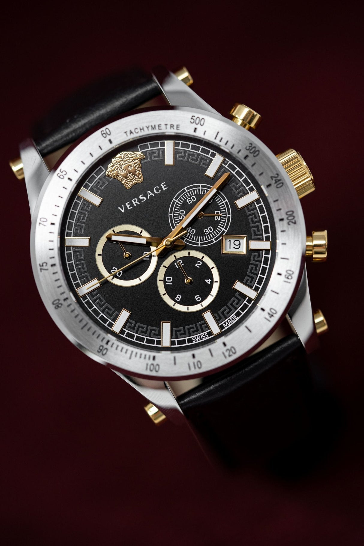 Versace Sporty Chronograph Black - Watches & Crystals