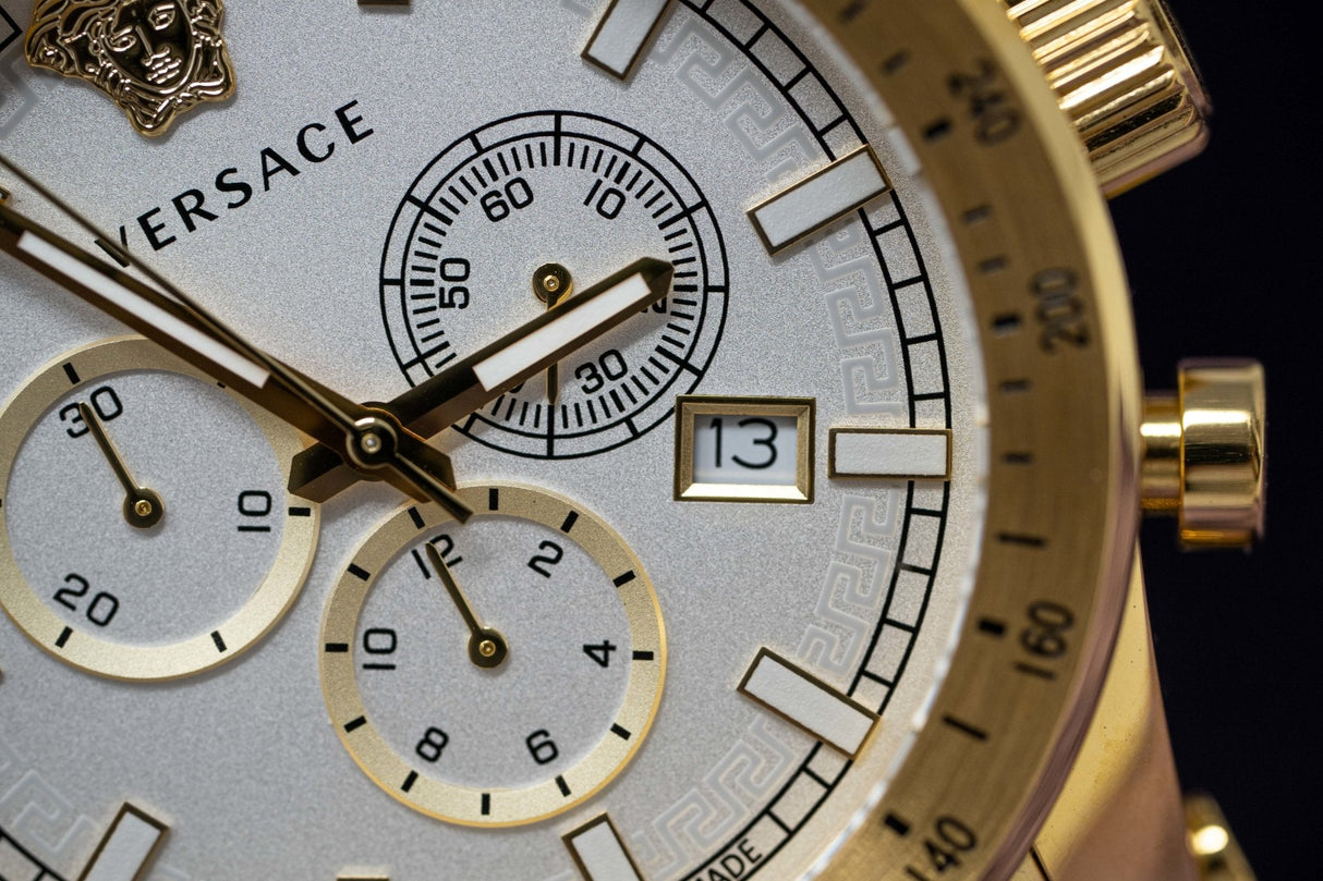 Versace Sporty Chronograph IP Gold - Watches & Crystals