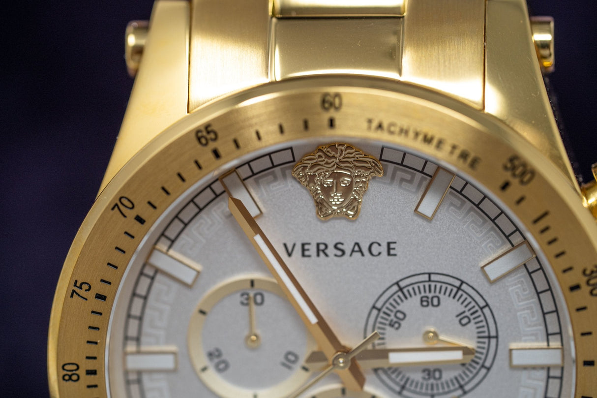 Versace Sporty Chronograph IP Gold - Watches & Crystals