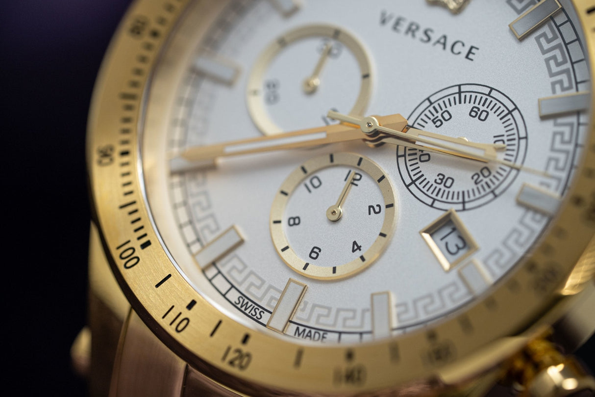 Versace Sporty Chronograph IP Gold - Watches & Crystals