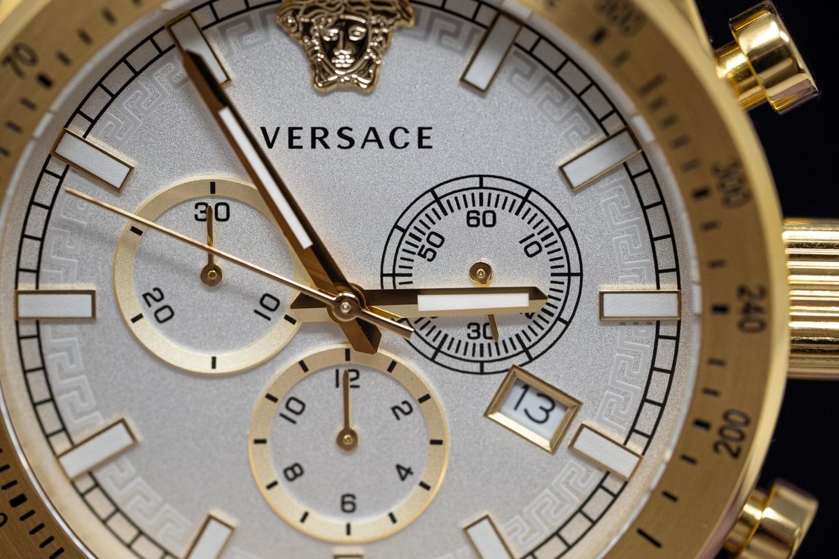 Versace Sporty Chronograph IP Gold - Watches & Crystals