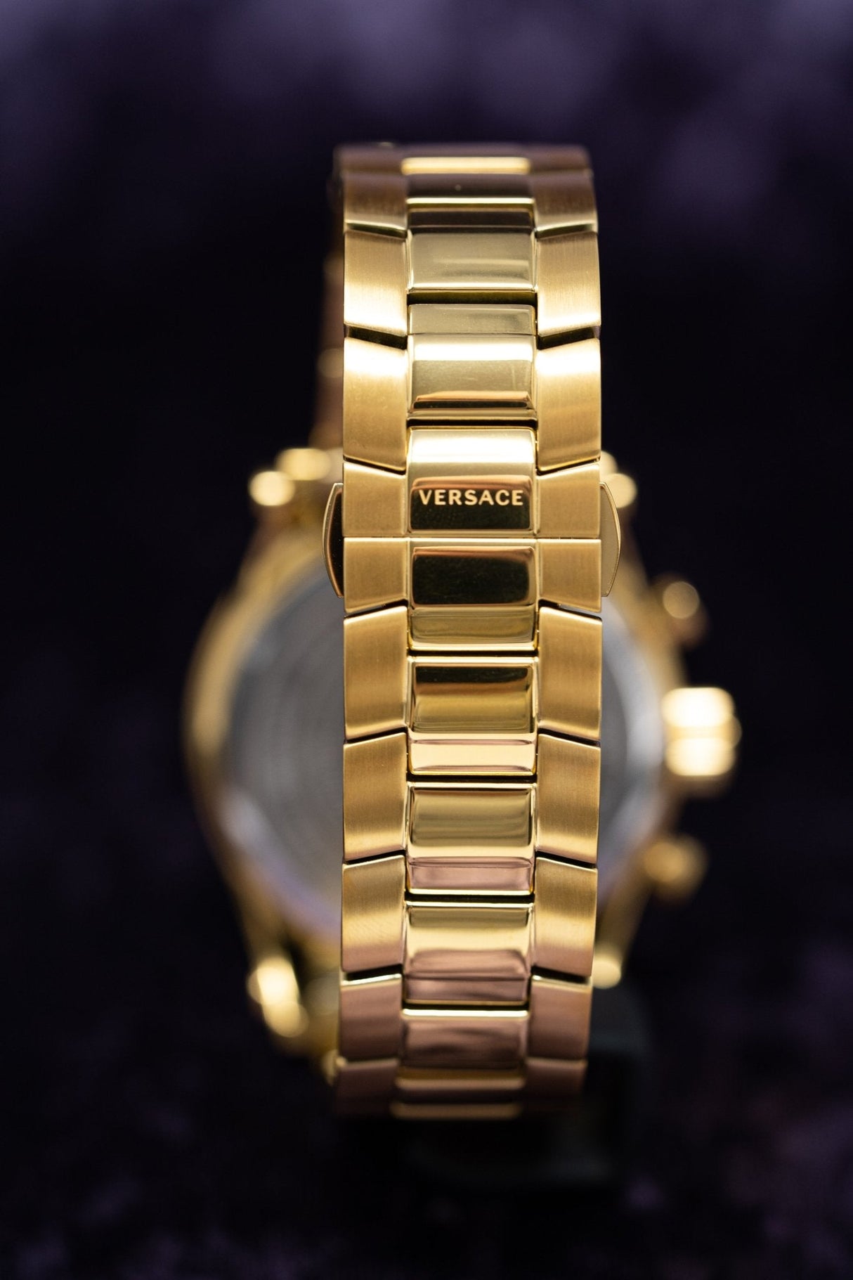 Versace Sporty Chronograph IP Gold - Watches & Crystals