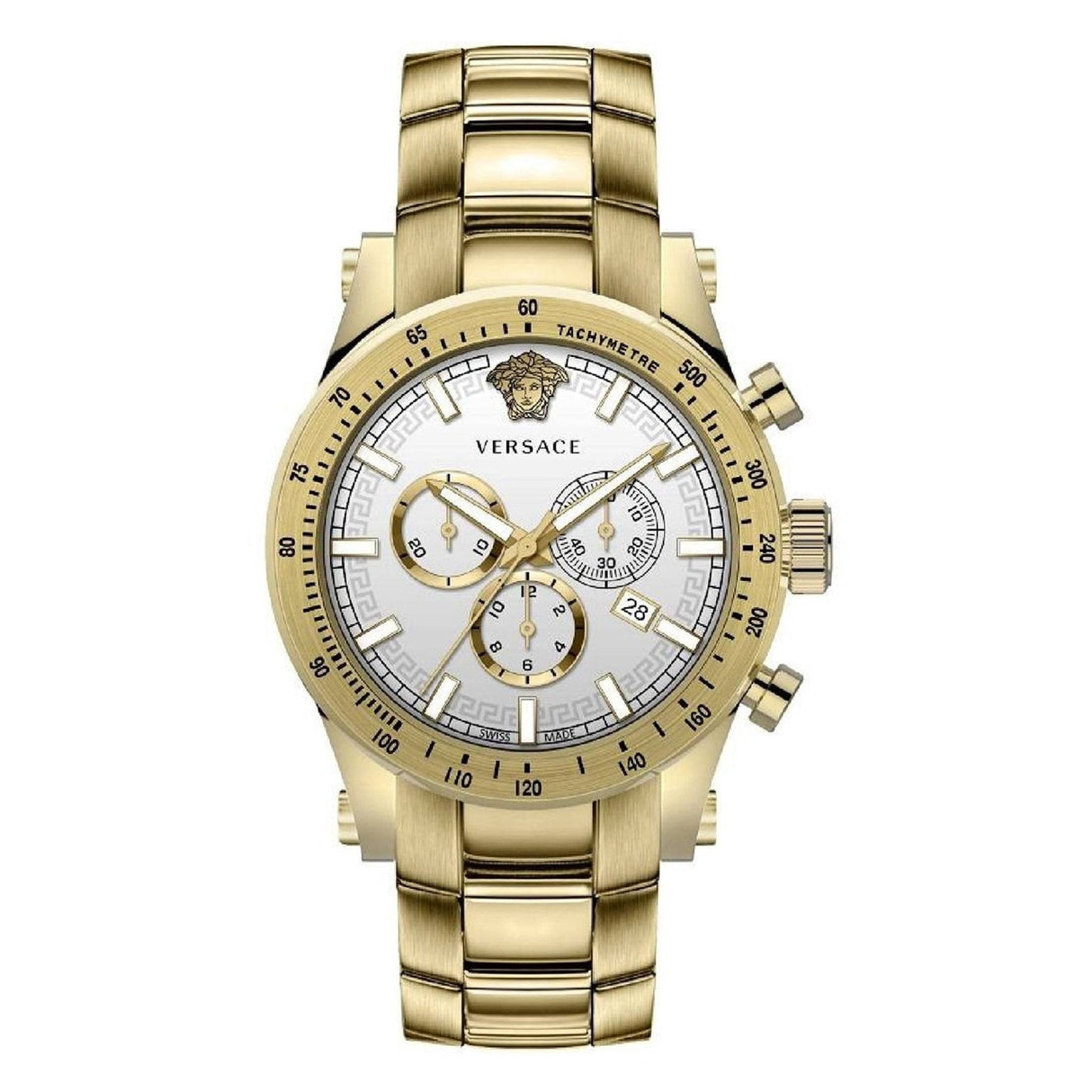 Versace Sporty Chronograph IP Gold - Watches & Crystals