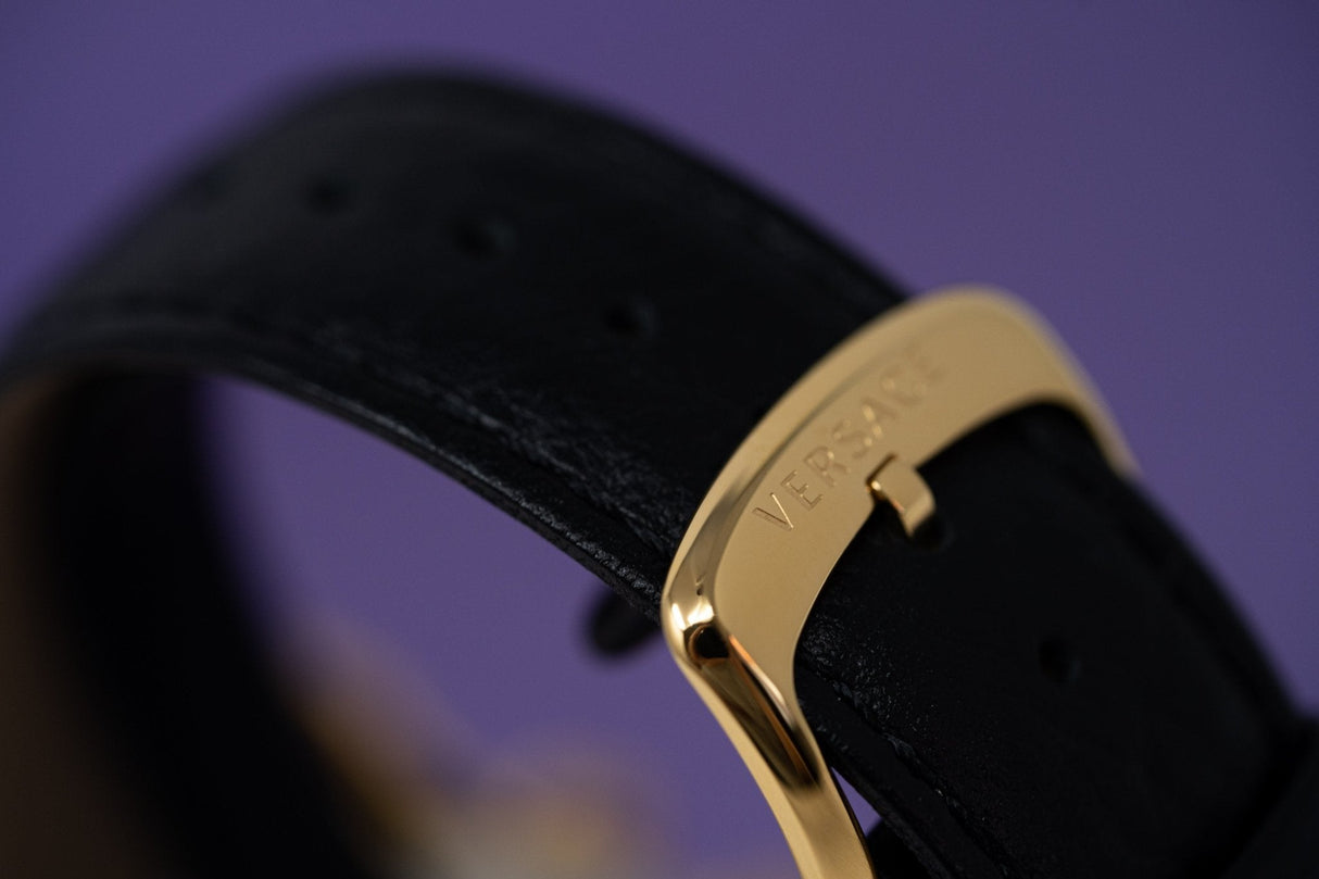 Versace Sporty Chronograph Leather Strap - Watches & Crystals