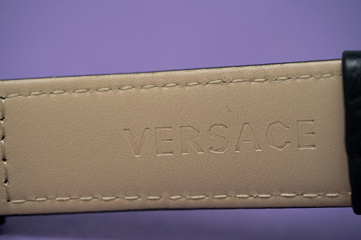 Versace Sporty Chronograph Leather Strap - Watches & Crystals