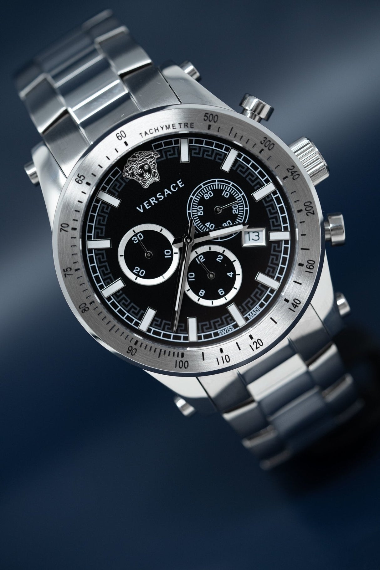 Versace Sporty Chronograph Steel - Watches & Crystals
