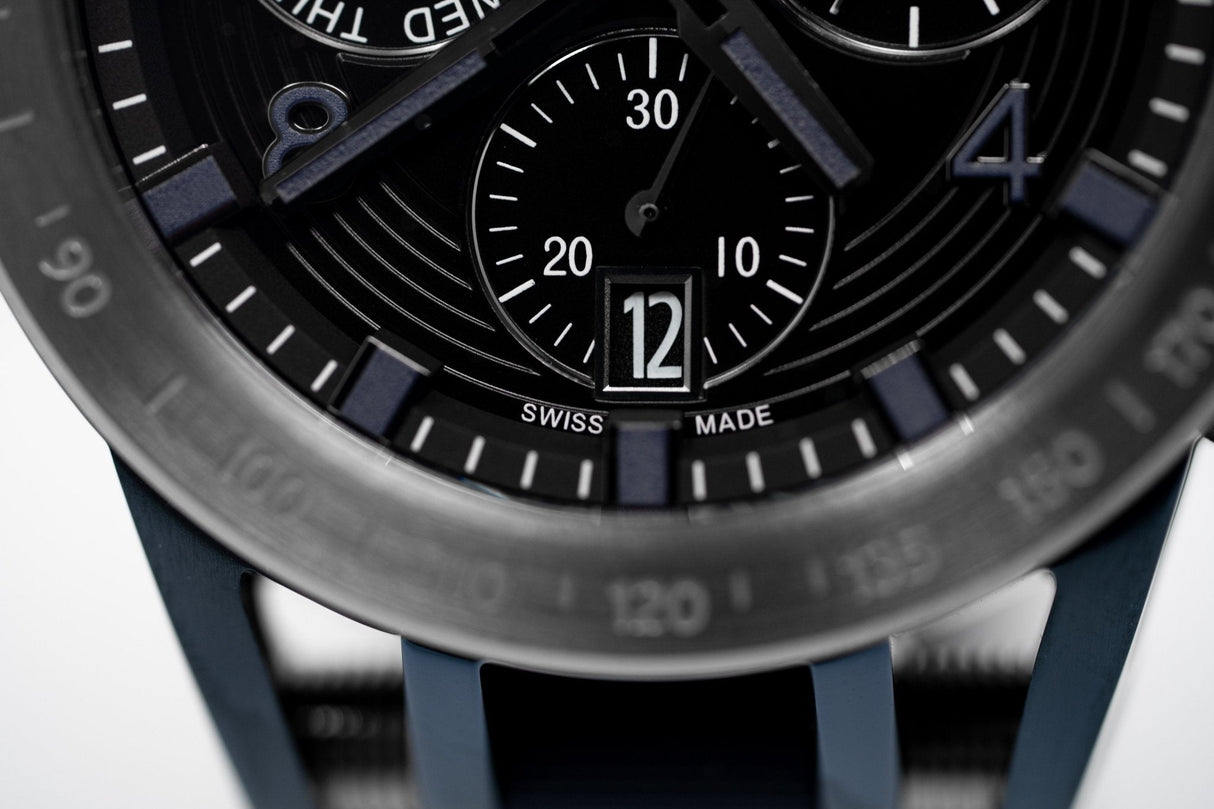 Versace Sporty Tech Chronograph Day & Date Black - Watches & Crystals