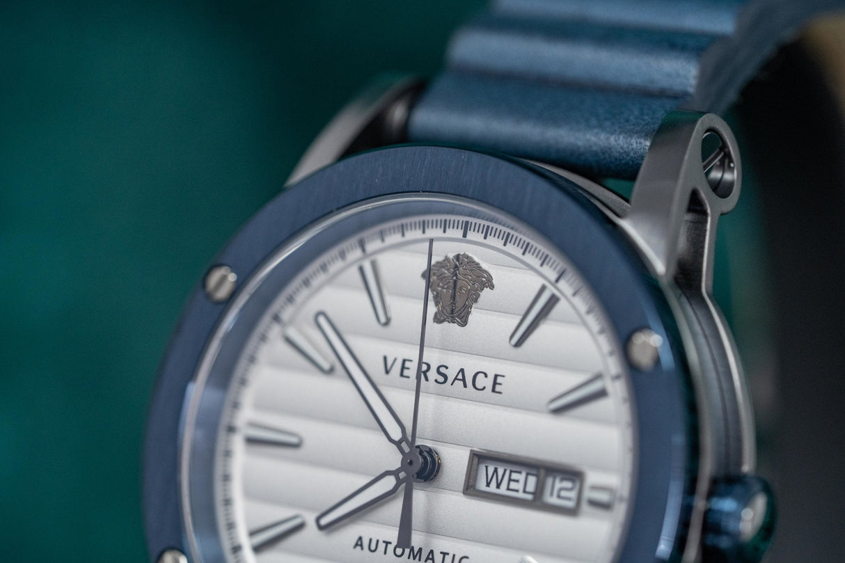 Versace Theros Day Date Blue PVD - Watches & Crystals