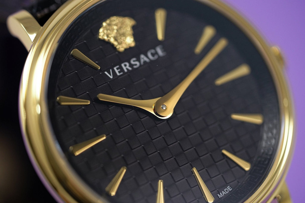 Versace V-Circle Black - Watches & Crystals