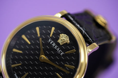 Versace V-Circle Black - Watches & Crystals