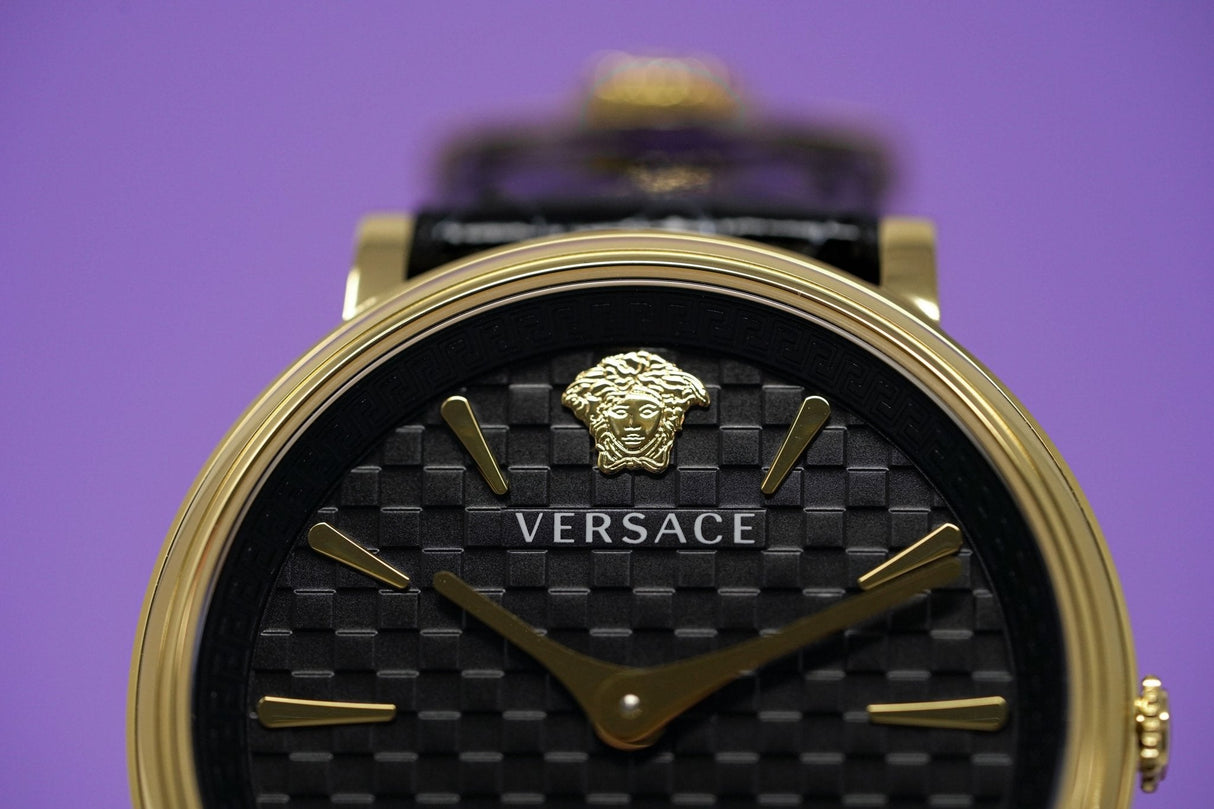 Versace V-Circle Black - Watches & Crystals