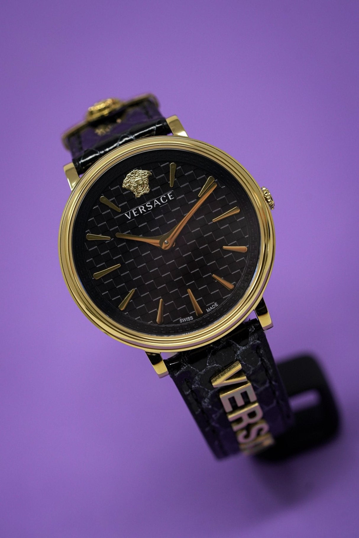 Versace V-Circle Black - Watches & Crystals