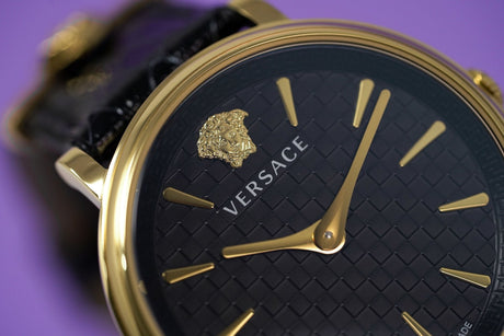 Versace V-Circle Black - Watches & Crystals